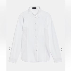 Theory Cinched Shirt in Good Cotton